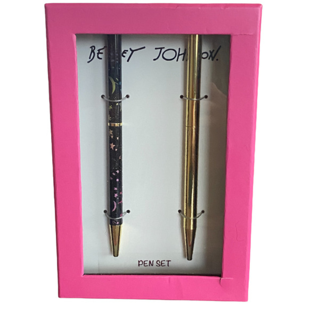 Betsey Johnson Pen Set GIFT NWT